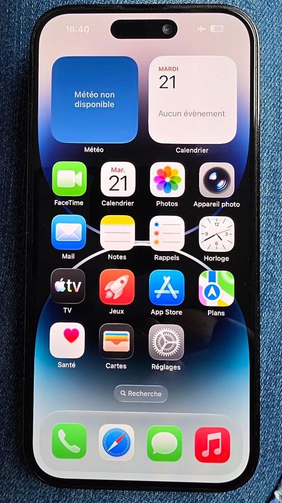 Apple iPhone 14 Pro 128Gb Zwart, Telecommunicatie, Mobiele telefoons | Apple iPhone, Gebruikt, 128 GB, Zonder abonnement, Zonder simlock