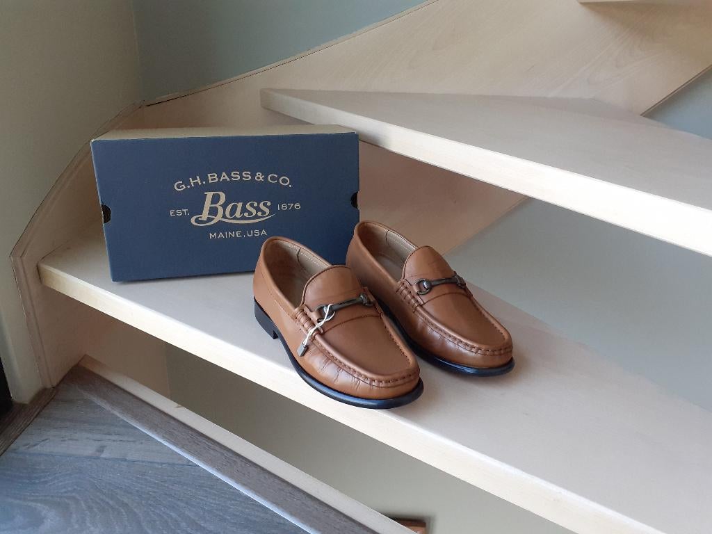 G.H. Bass & Co Weejuns loafers - maat 37, Bruin, Instappers, Nieuw, Ophalen of Verzenden