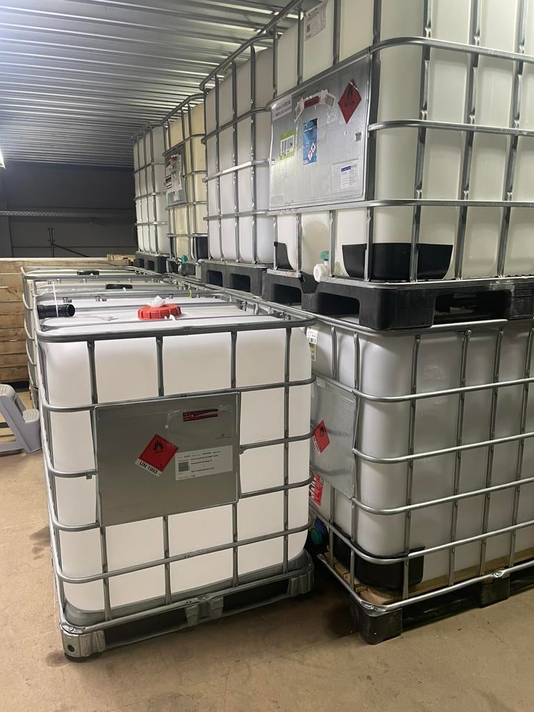 Ibc containers 1000l, Tuin en Terras, Regentonnen, Ophalen, Zo goed als nieuw