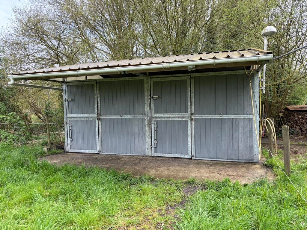 Demonteerbare stallen, Dieren en Toebehoren, Stalling en Weidegang, Stalling, Accessoires, 2 of 3 paarden of pony's