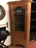 NIEUW TEAKHOUTEN HOEKKAST KAST VITRINEKAST HOEKMODEL Flamant, Ophalen