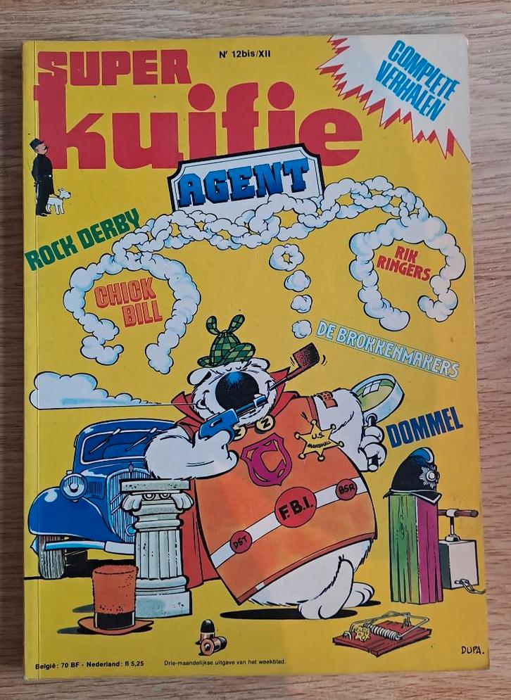 12 - Super Kuifje - Agent, Boeken, Stripverhalen, Gelezen, Eén stripboek, Ophalen of Verzenden
