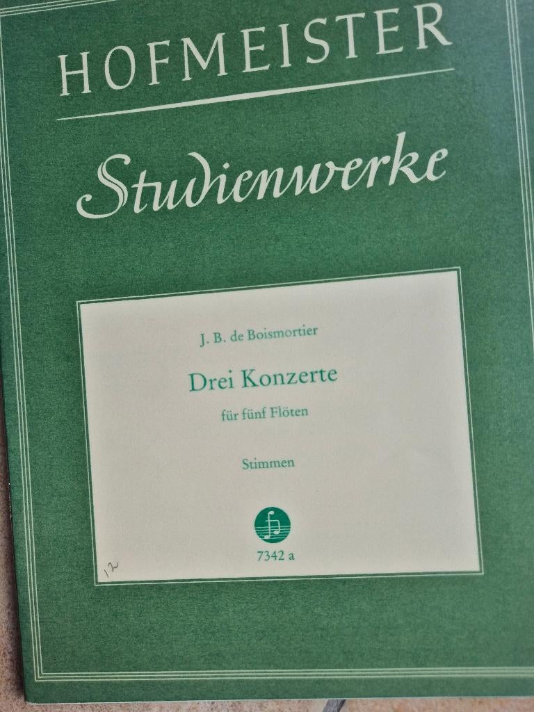 Bladmuziek 3 of meer fluiten. Klassiek en populair 12 stuks, Viool of Altviool, Klassiek, Overige soorten, Ophalen of Verzenden
