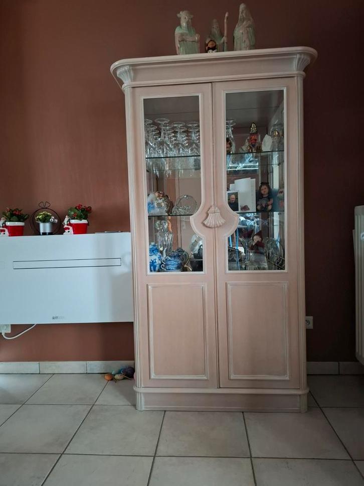 Volledige eetplaats esdoorn, ceruse, Maison & Meubles, Armoires | Vitrines, Enlèvement