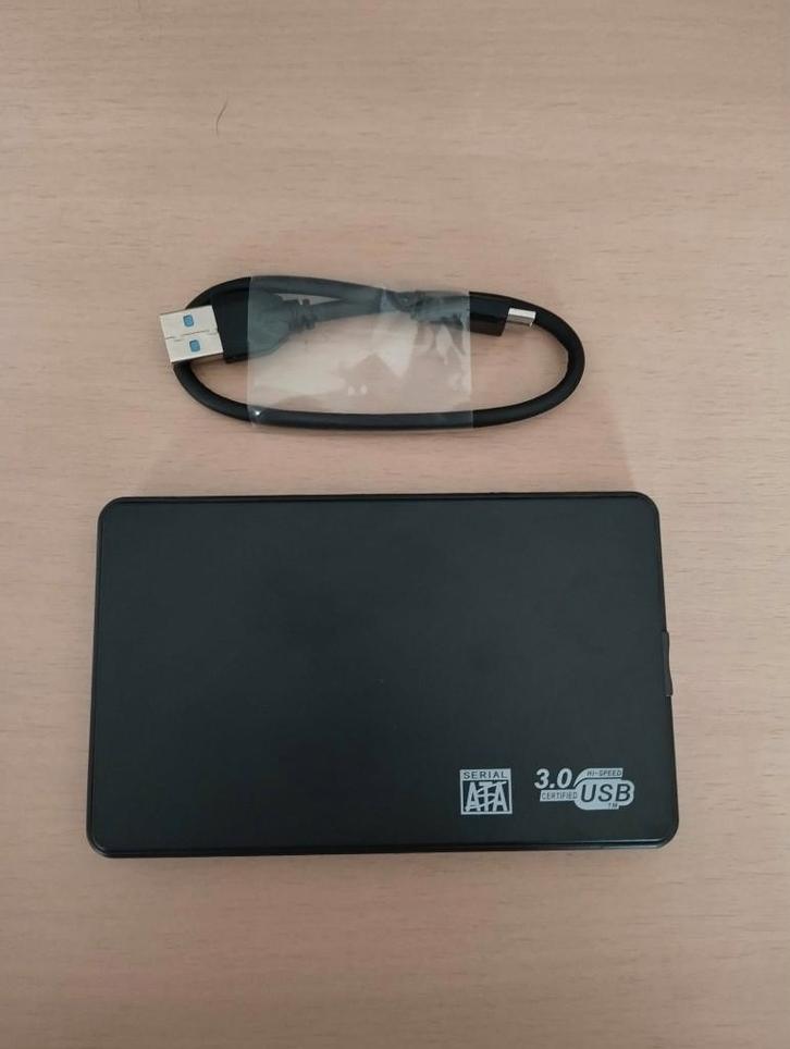 Disque dur externe 1TB USB 3.0 – Boîtier neuf – Testé, Computers en Software, Harde schijven, Zo goed als nieuw, Laptop, Extern