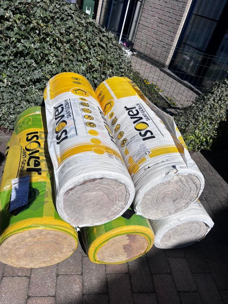 5 rollen isover isoconfort 140mm, Doe-het-zelf en Bouw, Isolatie en Afdichting, Ophalen, Zo goed als nieuw