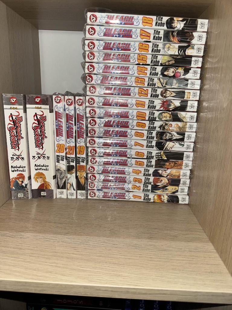 Manga collecties te koop (Dragon ball Z en Super, Bleach), Livres, Plusieurs comics, Enlèvement, Comme neuf, Japon (Manga)