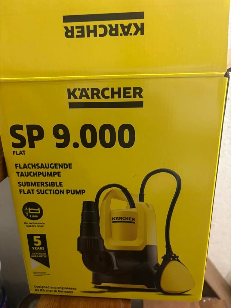 Kärcher dompelpomp, Doe-het-zelf en Bouw, Reinigingsmachines, Ophalen, Zo goed als nieuw