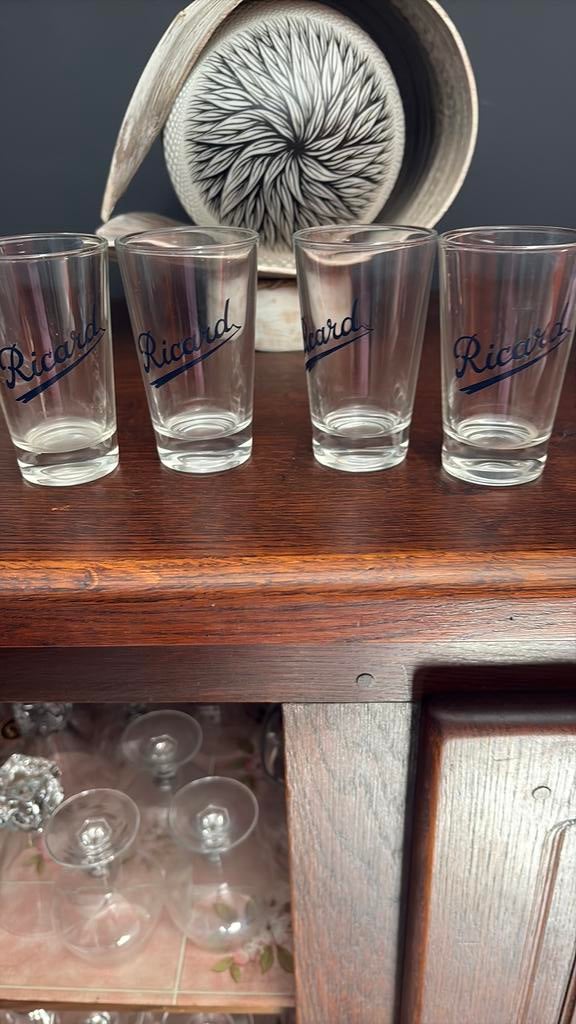 Verres ricard, Collections, Enlèvement ou Envoi, Comme neuf