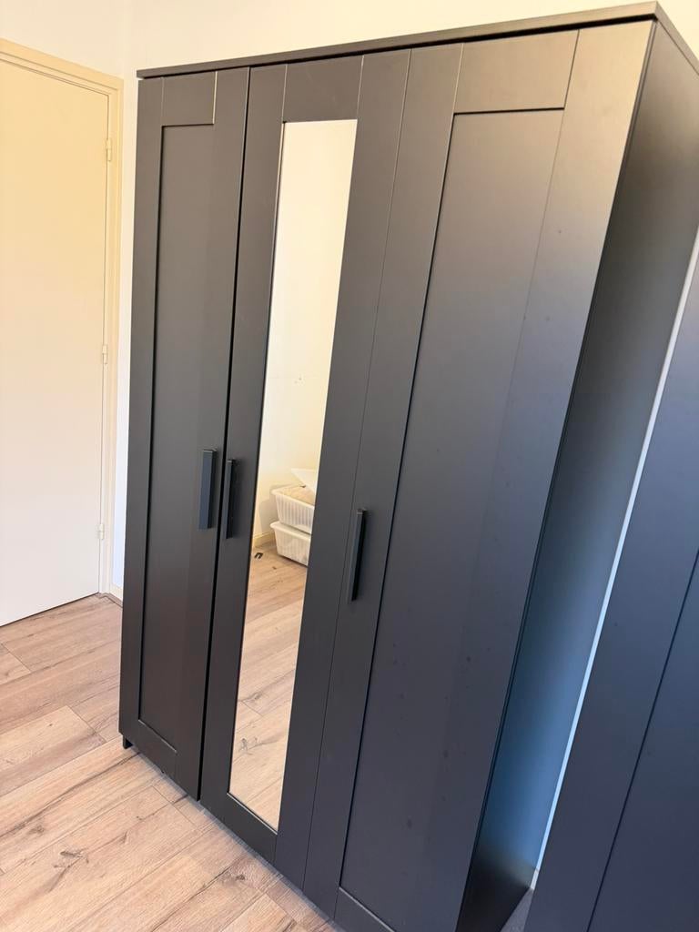 Ikea Brimnes kledingkast zwart 117x50x90, Enlèvement, Comme neuf