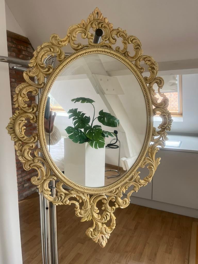Prachtige oude spiegel in zeer goede staat!, Antiquités & Art, Antiquités | Miroirs, Enlèvement