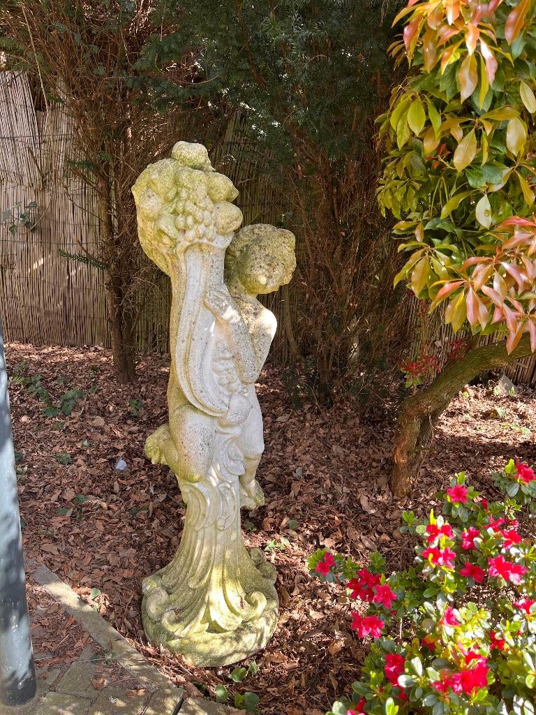 Decoratief stenen tuinbeeld, Enlèvement, Utilisé, Pierre, Abstrait