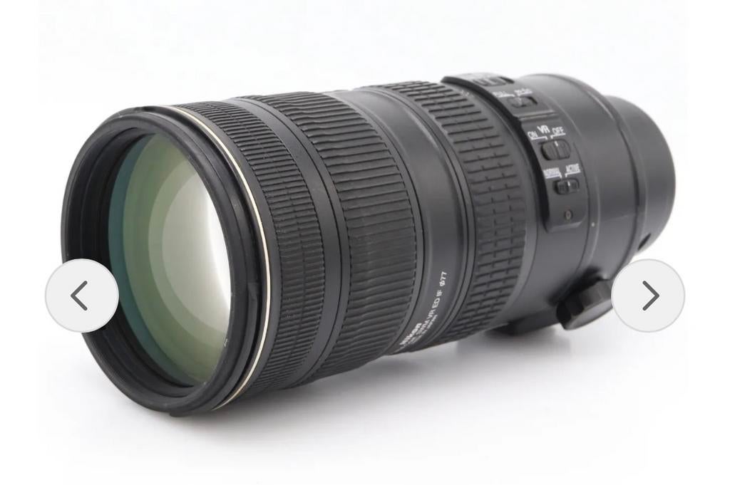 Nikon AF-S 70-200mm f/2.8, Ophalen, Zo goed als nieuw, Nikon