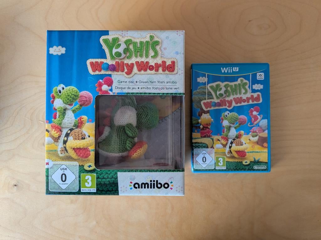 Wii U game: Yoshi's Woolly World + amiibo bundel, Consoles de jeu & Jeux vidéo, Jeux | Nintendo Wii U, Comme neuf, Plateforme