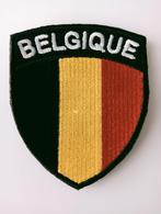 Geborduurde patch met Belgische vlag, Verzamelen, Militaria | Algemeen, Verzenden