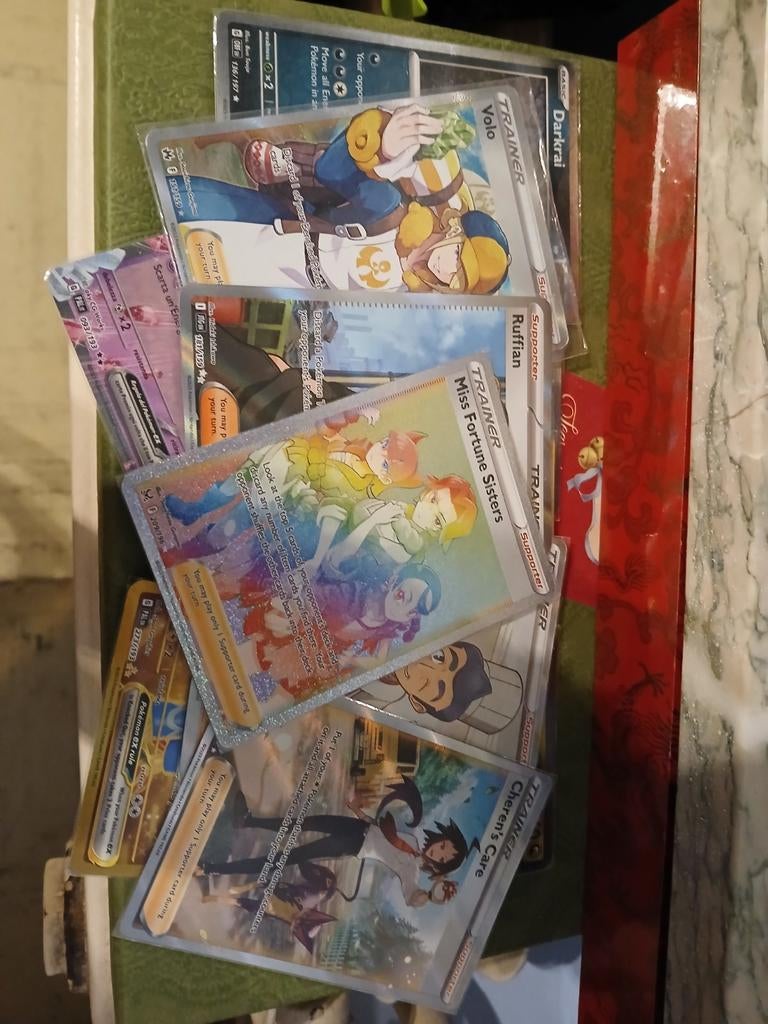 pokemon kaarten, Ophalen of Verzenden, Zo goed als nieuw, Meerdere kaarten, Foil