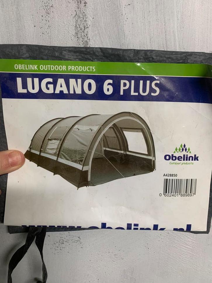 6 personen tent, Caravans en Kamperen, Tenten, tot en met 6, Zo goed als nieuw, Ophalen