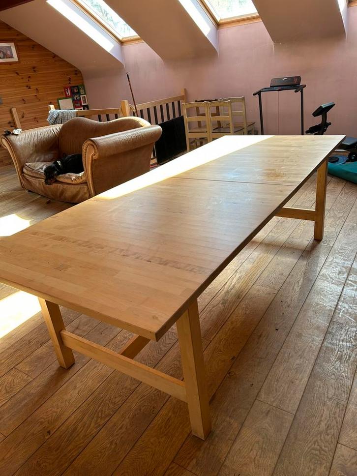 Table NORDEN IKEA 3m05, Huis en Inrichting, Tafels | Eettafels, Zo goed als nieuw, Ophalen