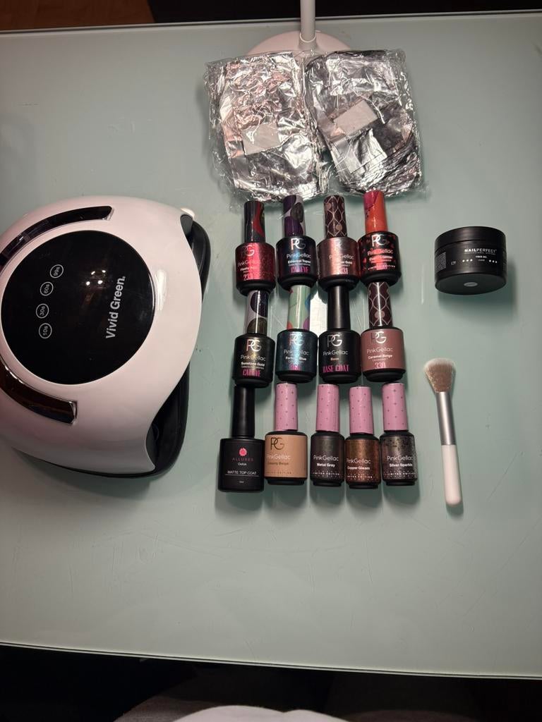 Gellak set, Handtassen en Accessoires, Ophalen, Zo goed als nieuw
