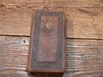oude bruine missaal Le Livre d'heures, 1922, Antiek en Kunst, Ophalen of Verzenden