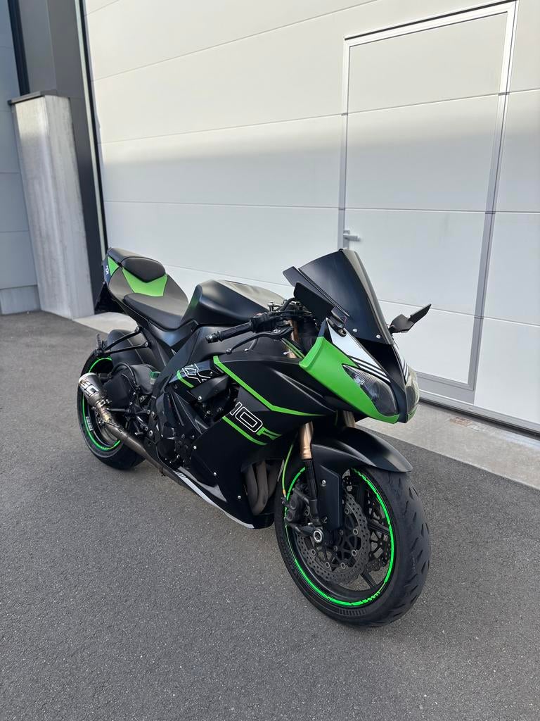 Kawasaki zx10r A2 rijbewijs 35kw, Motos, 998 cm³, Occasion, Échappement sport, Super Sport