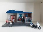 Poste de police PlayMobil à emporter avec moto - complet, Enlèvement ou Envoi, Comme neuf, Ensemble complet