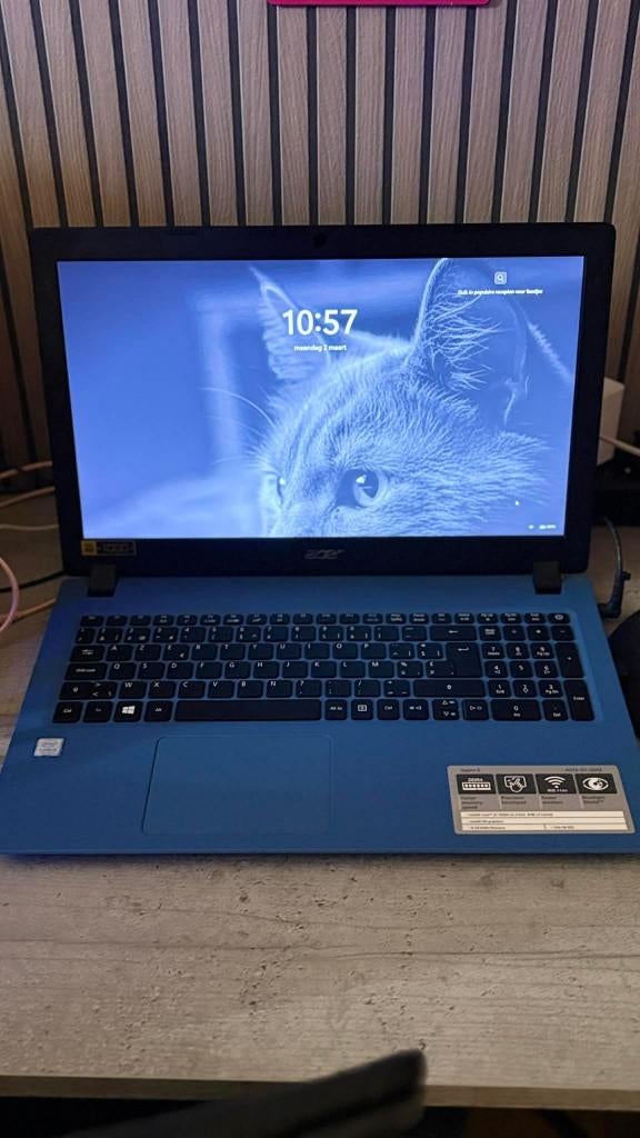 Acer Aspire 3 met Ultraslim optical drive., Computers en Software, Windows Laptops, Zo goed als nieuw, 15 inch, SSD, 4 Ghz of meer