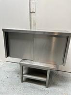 Roestvrijstalen kast met twee deuren, Ophalen of Verzenden