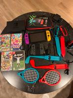 Nintendo Switch + accessoires + 4 spelletjes, Enlèvement, Comme neuf