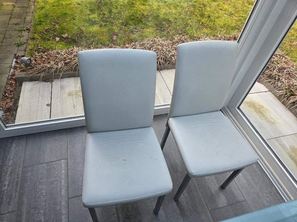 Stoelen, Ophalen, Gebruikt, Vier, Metaal