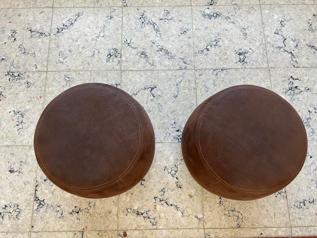 Poef / voetenbank 2 stuks, Ophalen, Zo goed als nieuw