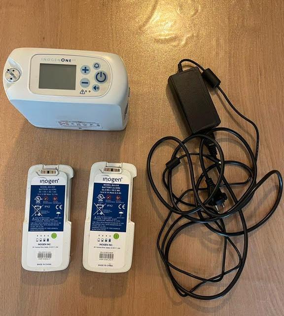 Inogen One G5 — Draagbare zuurstofconcentrator, Diversen, Verpleegmiddelen, Zo goed als nieuw, Ophalen of Verzenden