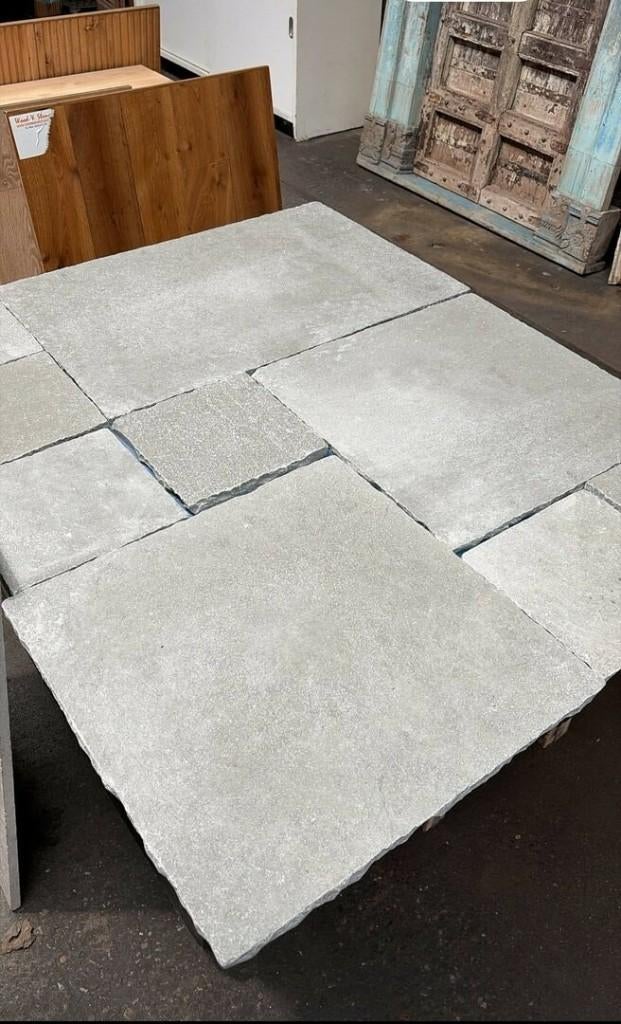 DEAL; BOURGONDISCHE DALLEN TEGELS RAW CHATEAU, Doe-het-zelf en Bouw, Raamkozijnen en Schuifdeuren, Nieuw, Overige materialen, Ophalen