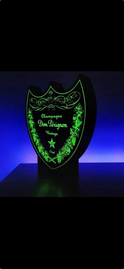 Dom Perignon Luminous! Reclamebord met verlichting, NIEUW!