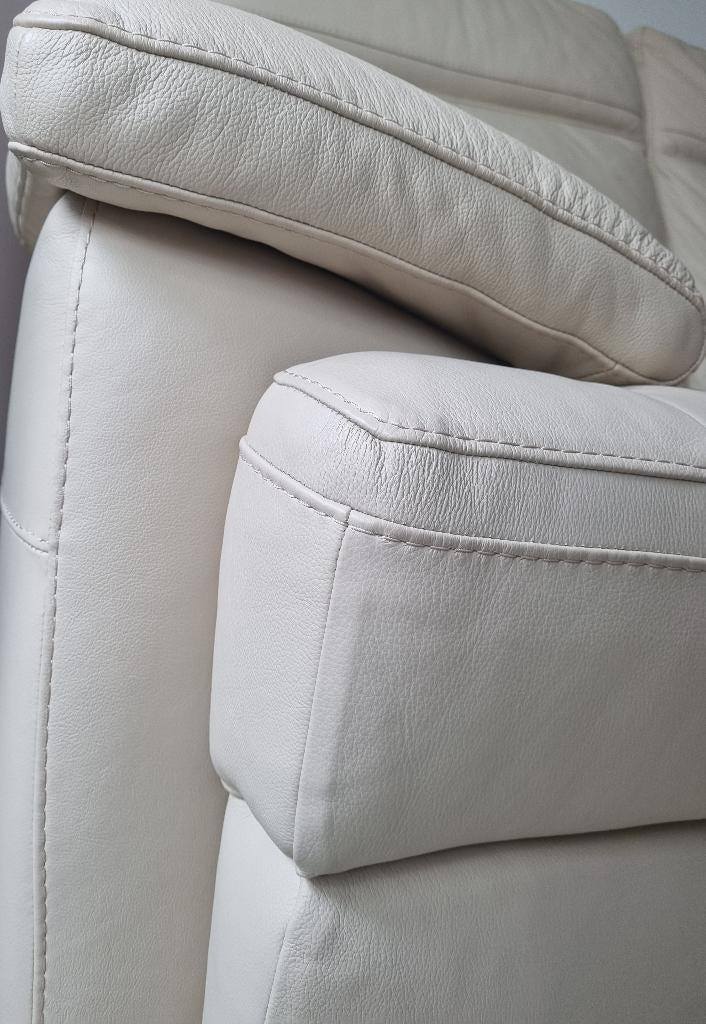 Canapé cuir comme neuf - 2 grandes places Natuzzi, Maison & Meubles, 100 à 125 cm, Comme neuf, Enlèvement, 150 à 200 cm