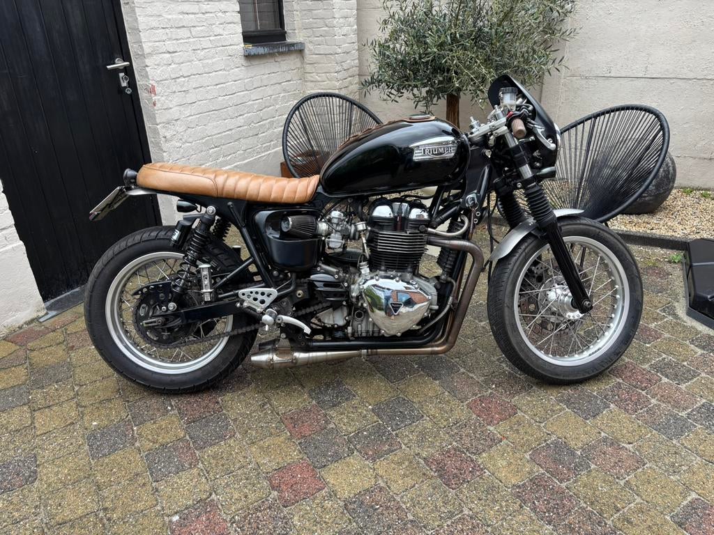 Triumph Thruxton 900, Sportuitlaat, Motorrijbewijs A, Gebruikt, Particulier