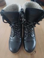 Bottines en cuir doublées chaudes (taille 37), Enlèvement ou Envoi, Comme neuf, Onbekend, Boots et Botinnes