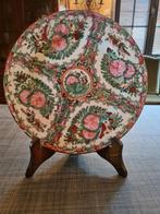 Chinees decoratief bord famille rose stijl, Ophalen