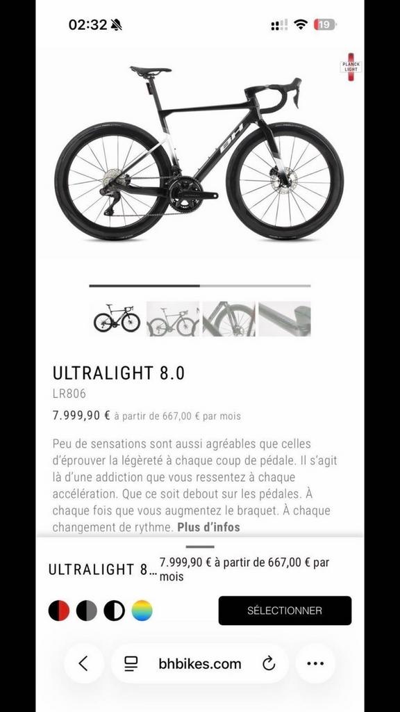 Vélo de Route, Vélos & Vélomoteurs, Enlèvement ou Envoi, Comme neuf