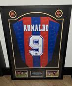 Ingelijst FC Barcelona shirt gesigneerd door Ronaldo De Lima, Ophalen of Verzenden, Shirt