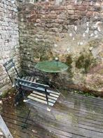 Jardin table pliable et 2 chaises, Jardin & Terrasse, Ensembles de jardin, Enlèvement, Utilisé