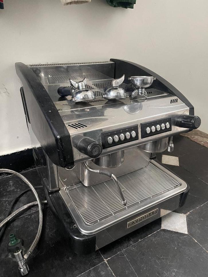 Espressomachine Expobar + molen, Electroménager, Cafetières, Utilisé, Café moulu, Café en grains, Machine à espresso, 2 à 4 tasses