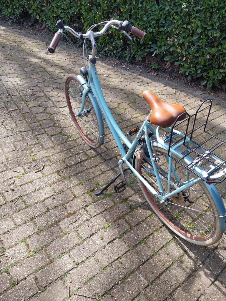 Batavus. Kleine damesfiets, Ophalen, Gebruikt, Velgrem, Versnellingen