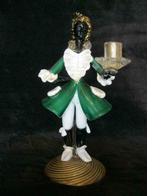 Zeldzame Venetiaanse kandelaar, gemaskerde lakei., Antiek en Kunst, Ophalen