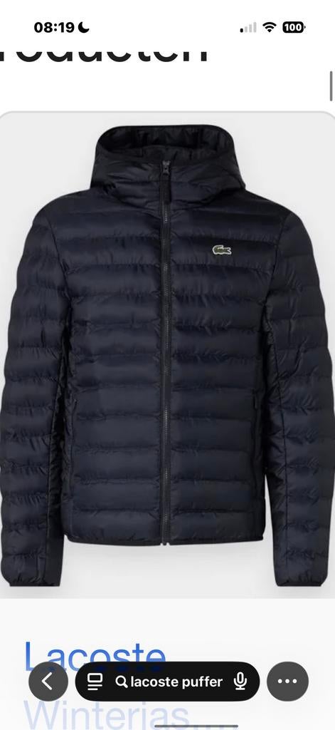 Lacoste jas nieuw, Kleding | Heren, Jassen | Zomer, Ophalen, Zo goed als nieuw