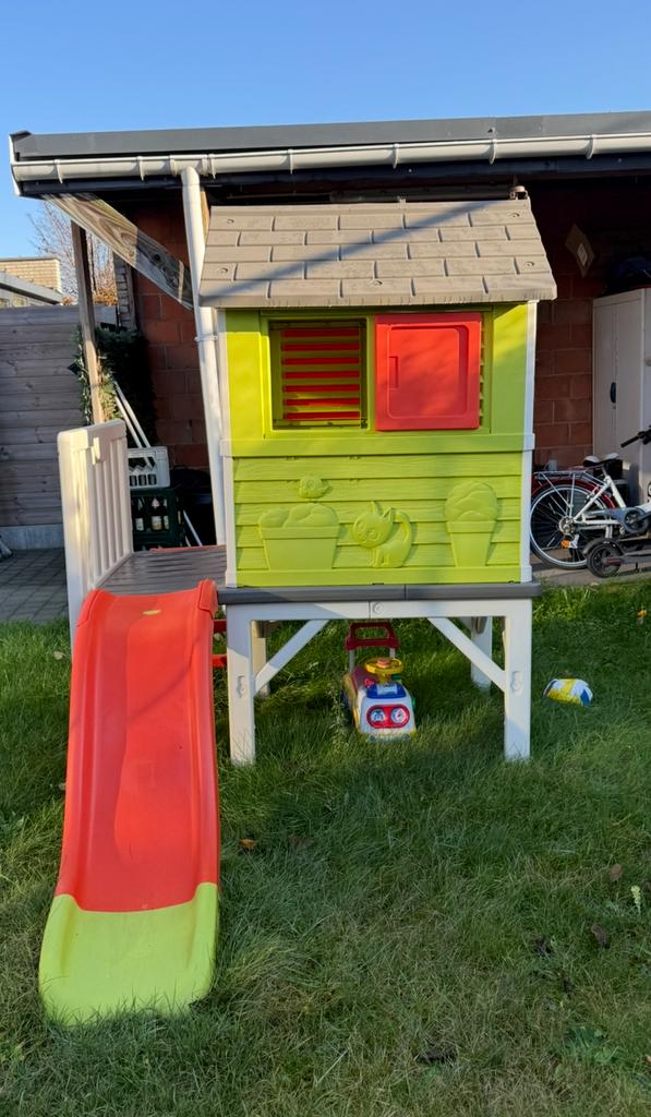 smoby huis, Enfants & Bébés, Jouets | Extérieur | Cabanes d'enfant, Enlèvement, Utilisé, Plastique