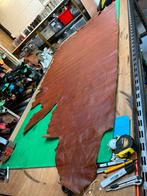 Cognac halve huid 1.3 mm dikte soepel en glad A136, Hobby en Vrije tijd, Ophalen of Verzenden, Zo goed als nieuw