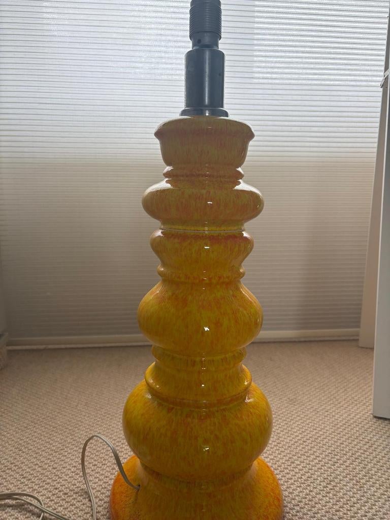 Lampe vintage en céramique, en bon état. Hauteur : 70 cm, Maison & Meubles, Enlèvement