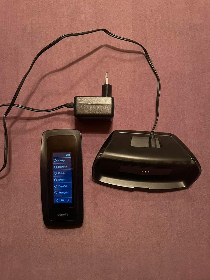 Afstandsbediening Nina timer Somfy motoren rolluiken, Bricolage & Construction, Volets, Comme neuf, Enlèvement