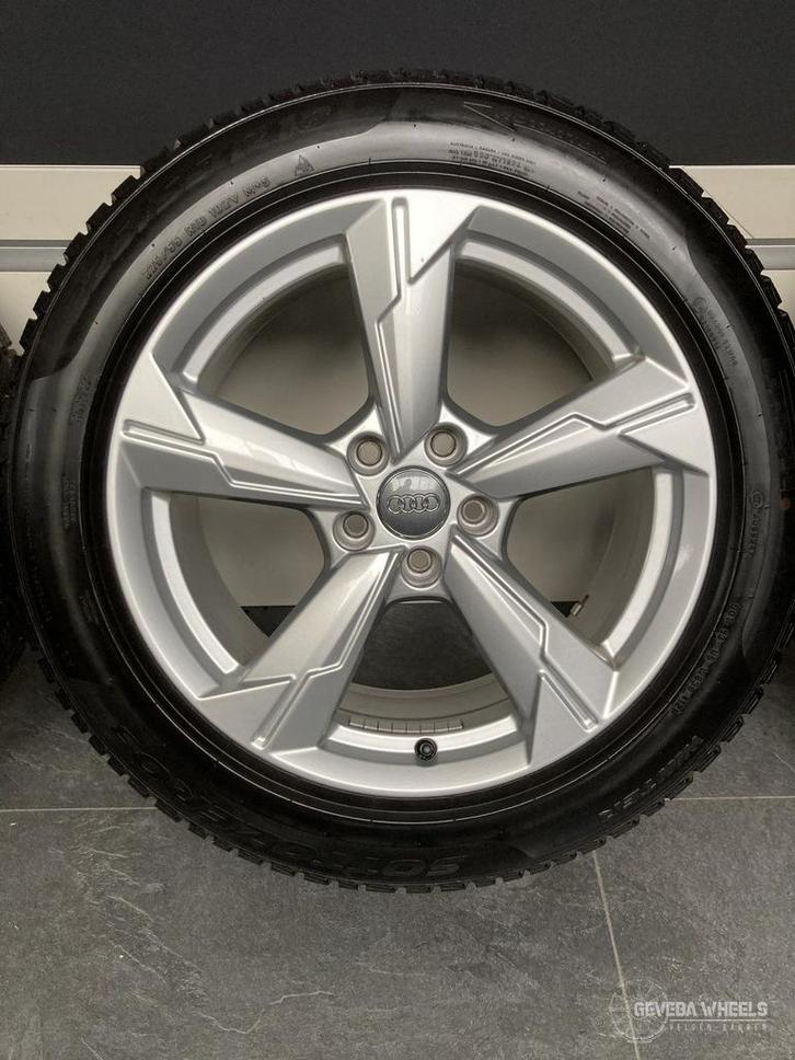 18” originele Audi A6 C8 velgen + Pirelli winterbanden 5x112, Auto-onderdelen, Banden en Velgen, Banden en Velgen, Winterbanden
